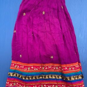 KURTA BOHO FESTIVAL SKIRT XS